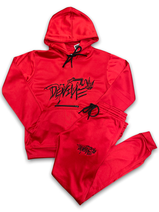Devine | Sketch Poly-Fleece Sweatsuit Set